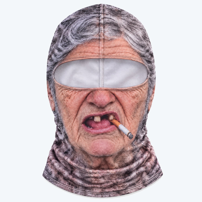 🎭 Lustige realistische Gesichts-Skimaske – urkomisches Winterparty-Zubehör für Outdoor-Gruppen ❄️😂