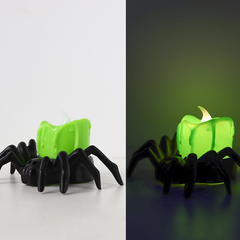 🎃Halloween-Dekoration Spinnenlichte🕷️