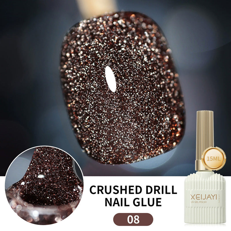 Glitzernagellack mit hoher Dichte