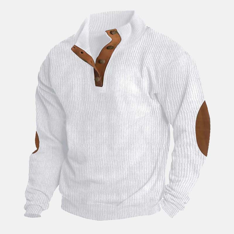👔Herrenpullover In Cord Mit Stehkragen✈️2 kaufen und Versandkostenfrei