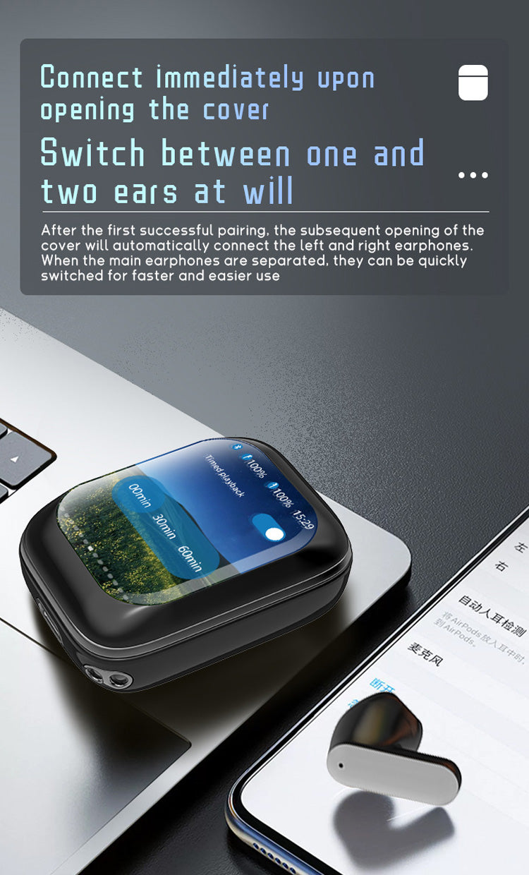 Großbild-Slider-Smart-Bluetooth-Kopfhörer