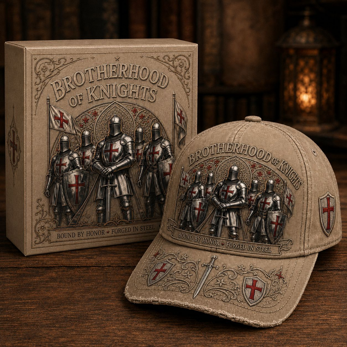 ⚔️ Durch Ehre gebunden, in Stahl geschmiedet – Templer-Cap 🛡️🔥
