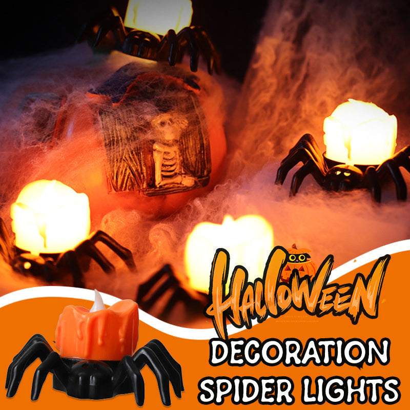 🎃Halloween-Dekoration Spinnenlichte🕷️
