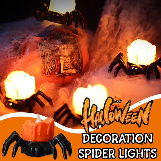 🎃Halloween-Dekoration Spinnenlichte🕷️