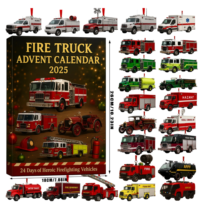 🚒🔥FEUERWEHR ADVENTSKALENDER 2025🎁🌲