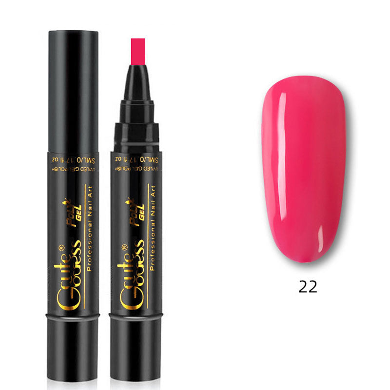 💅Ein-Schritt-Kleber Drei-in-Eins-Nagellack-Gelstift