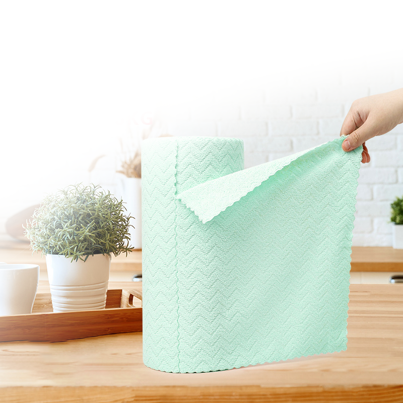 🧼🌀 Mikrofasern Reinigungstücher Rolle