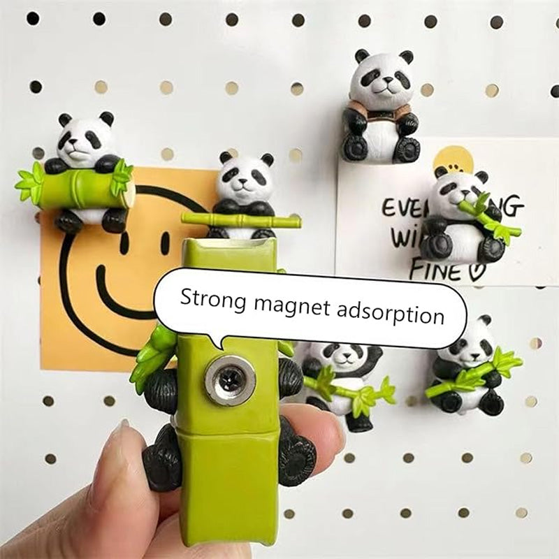 Kühlschrankmagnet mit 3D-Simulations-Panda