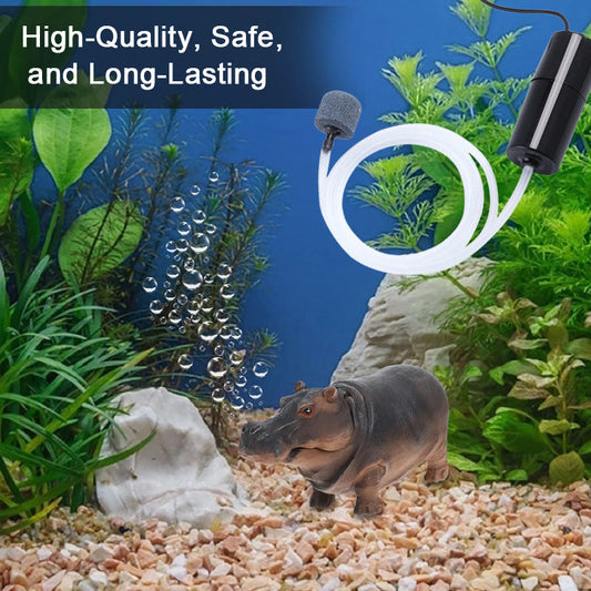 ⏰Wöchentliches Sonderangebot: 49 % Rabatt🦛Aquarium-Blasen-Flusspferd + Sauerstoffpump