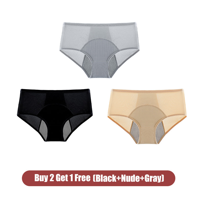 ⏰Wöchentliches Sonderangebot: 2 kaufen, 1 gratis dazu🔥2025 Auslaufsichere Höschen mit hoher Taille