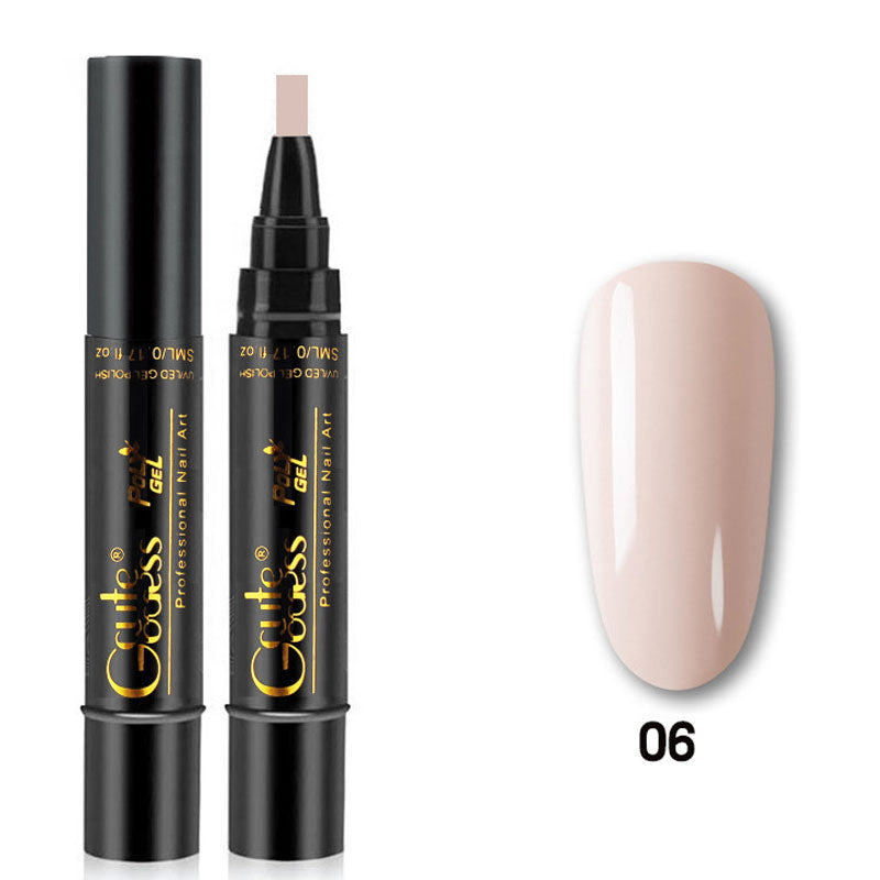 💅Ein-Schritt-Kleber Drei-in-Eins-Nagellack-Gelstift