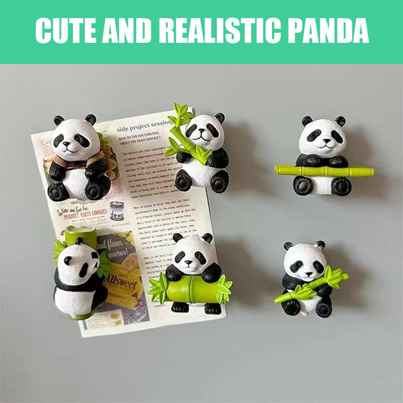 Kühlschrankmagnet mit 3D-Simulations-Panda