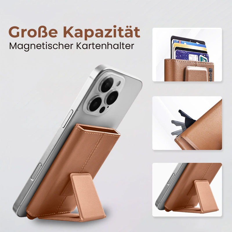 📱 Magnetische Kartenhalter mit automatischem Pop-up | Smartes Stativ, multifunktionales Design 🏆
