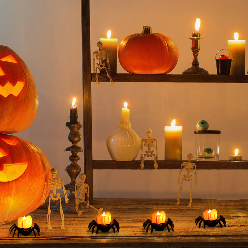 🎃Halloween-Dekoration Spinnenlichte🕷️