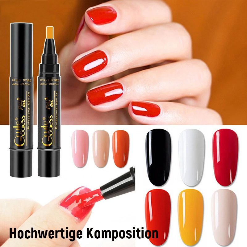 💅Ein-Schritt-Kleber Drei-in-Eins-Nagellack-Gelstift