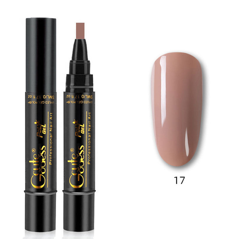 💅Ein-Schritt-Kleber Drei-in-Eins-Nagellack-Gelstift