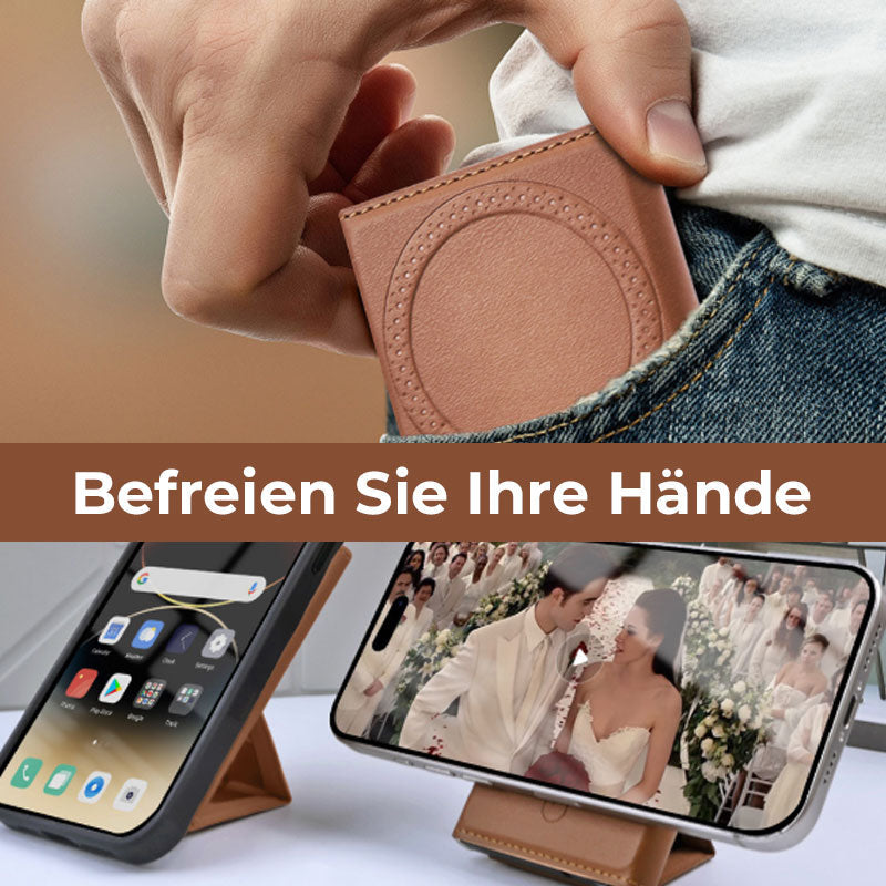📱 Magnetische Kartenhalter mit automatischem Pop-up | Smartes Stativ, multifunktionales Design 🏆