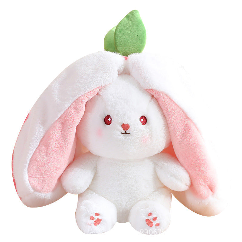 🍓 Heißer Verkauf 50% OFF🍓 Ostertag Erdbeerhase verwandelt sich in ein kleines Kaninchen🎀 Fruchtpuppe Plüschtier🐰