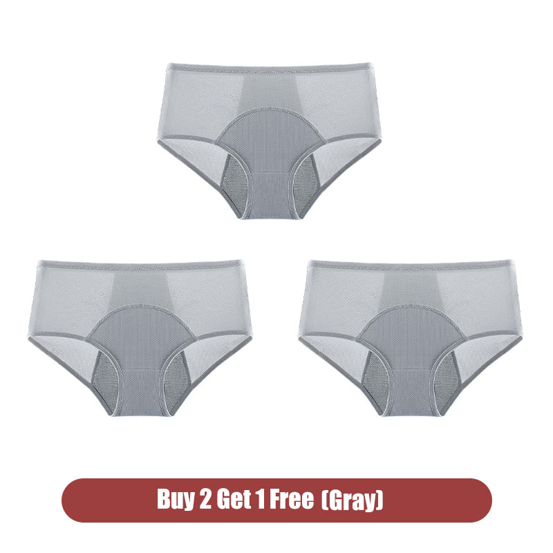 ⏰Wöchentliches Sonderangebot: 2 kaufen, 1 gratis dazu🔥2025 Auslaufsichere Höschen mit hoher Taille