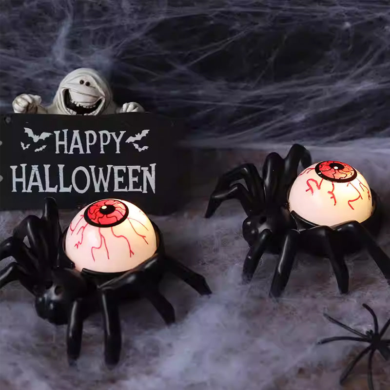 🎃Halloween-Dekoration Spinnenlichte🕷️