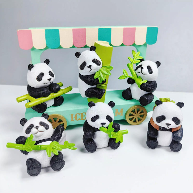 Kühlschrankmagnet mit 3D-Simulations-Panda