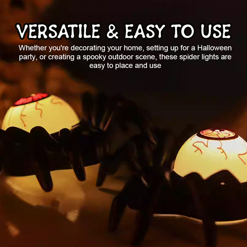 🎃Halloween-Dekoration Spinnenlichte🕷️