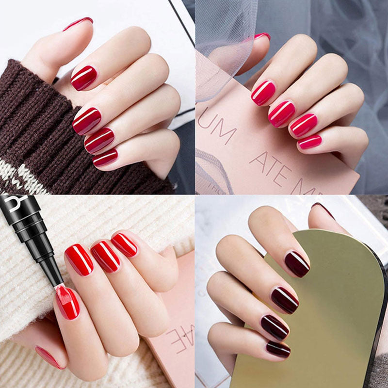 💅Ein-Schritt-Kleber Drei-in-Eins-Nagellack-Gelstift