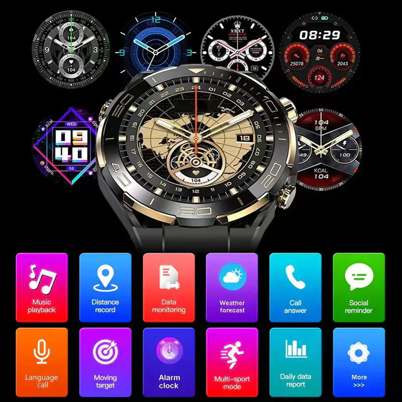 Smartwatch mit Bluetooth-Anruf