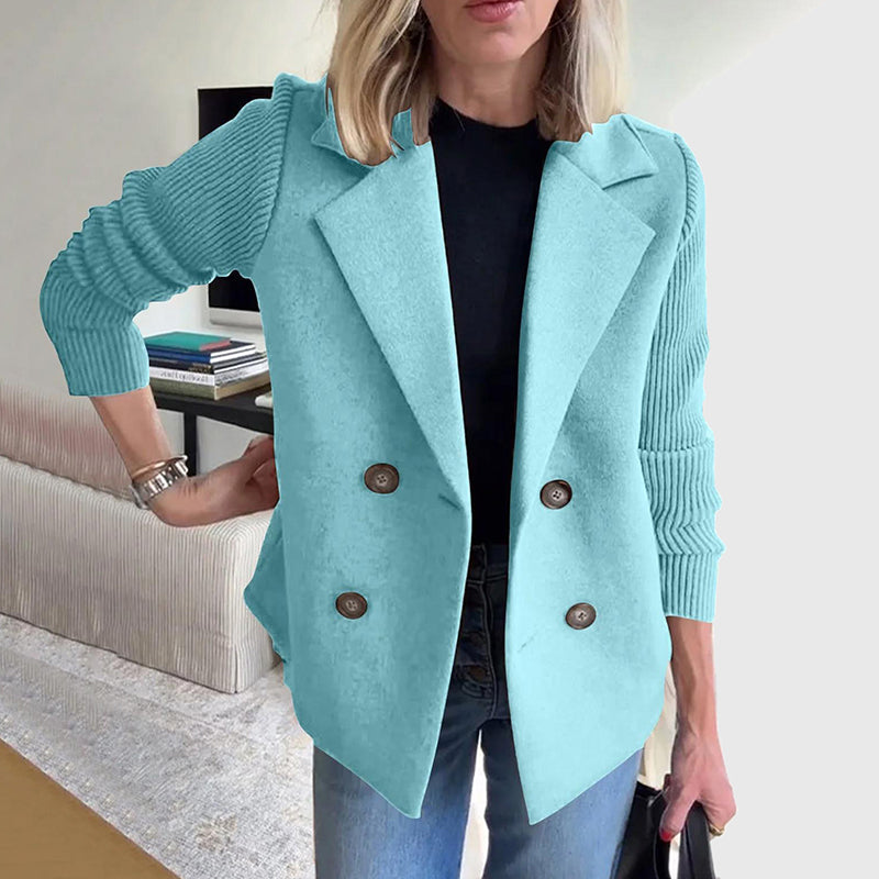 🍂Patchworkjacke Aus Wolle🧥