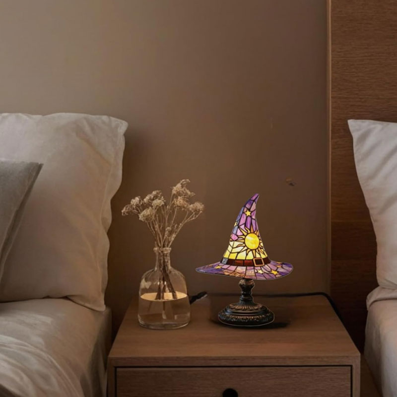 🎃Erleuchte deine fantasievolle Nach🧙♀️Nachtlicht mit Hexenhut