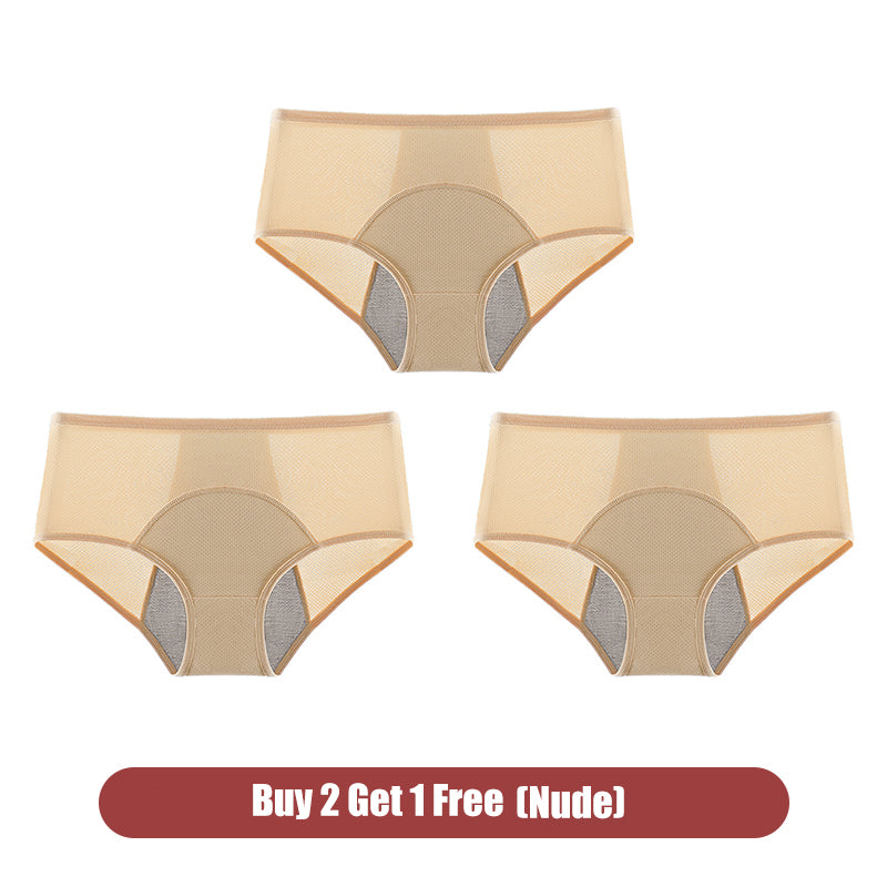 ⏰Wöchentliches Sonderangebot: 2 kaufen, 1 gratis dazu🔥2025 Auslaufsichere Höschen mit hoher Taille