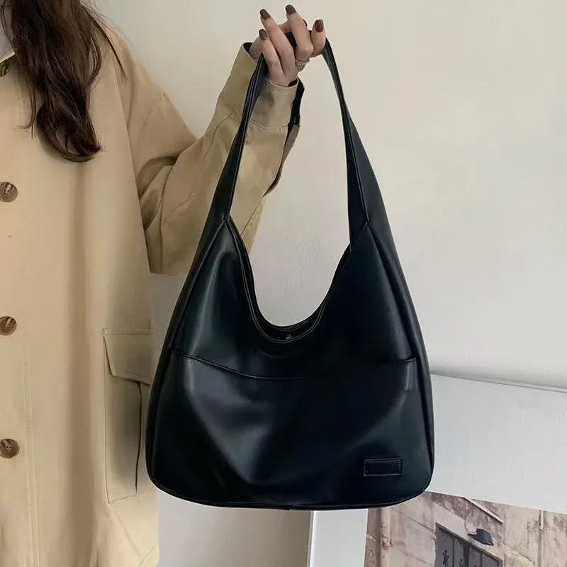 Herbst- und Winter-Tragetasche aus weichem Leder 💼