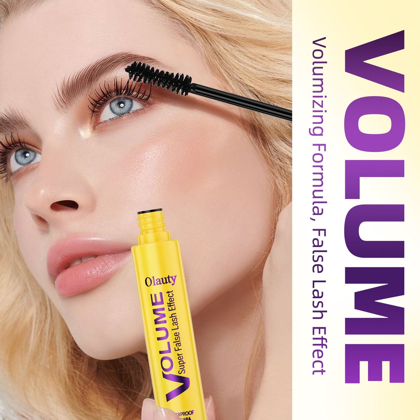 ⏰1 kaufen,1 gratis dazu💛Wimperntusch✨Formel für Volumen und Länge für volle, getrennte Wimpern