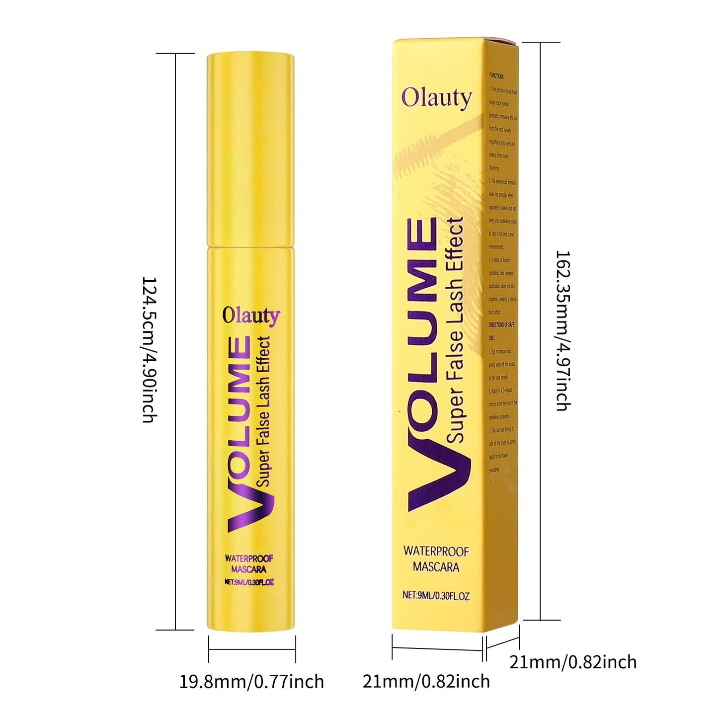 ⏰1 kaufen,1 gratis dazu💛Wimperntusch✨Formel für Volumen und Länge für volle, getrennte Wimpern
