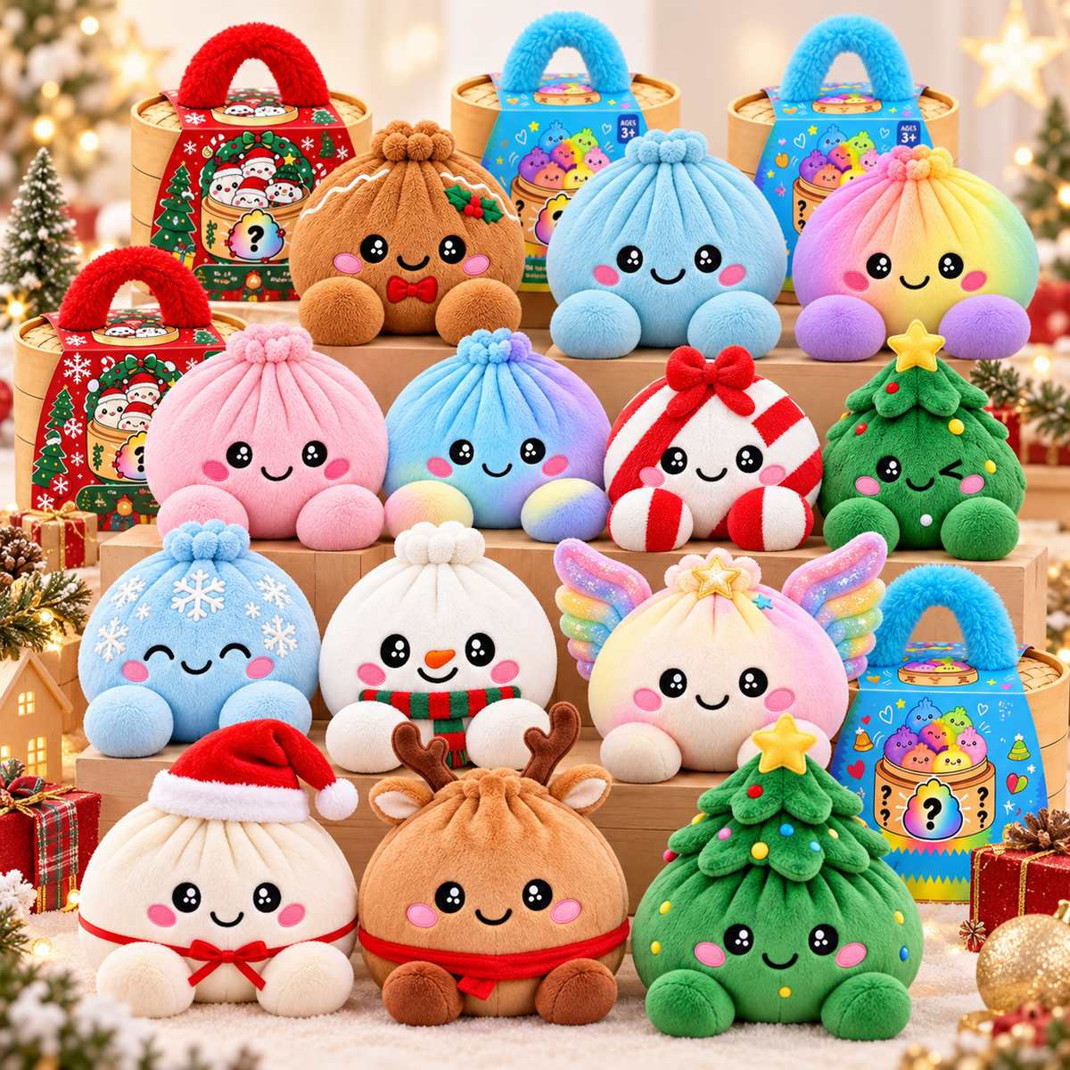 🥟 Weihnachts-Dumpling-Plüschkollektion