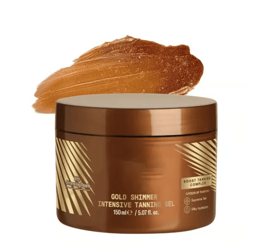 ☀️Erhalten Sie einen goldenen Glanz – Gold Shimmer Intense Tanning Gel