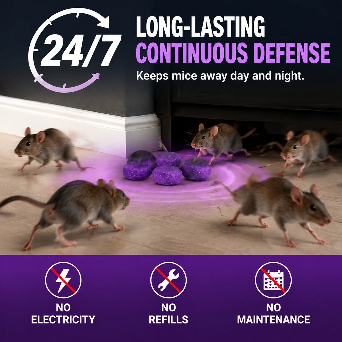 🌿 Natürliche Nagetierabwehrkugeln auf Pflanzenbasis – 12er-Pack 🐭🚫