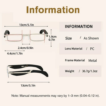 ⏰Wöchentliches Sonderangebot: 47 % Rabatt👓Klappbare Lesebrille mit blauem Lichtfilter und Etui