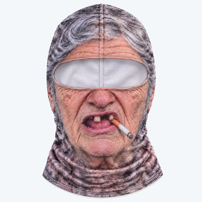 🎭 Lustige realistische Gesichts-Skimaske – urkomisches Winterparty-Zubehör für Outdoor-Gruppen ❄️😂