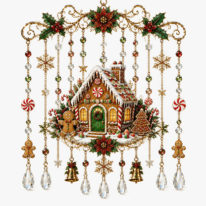 ✨ Zauberhafter Weihnachts-Kristallanhänger
