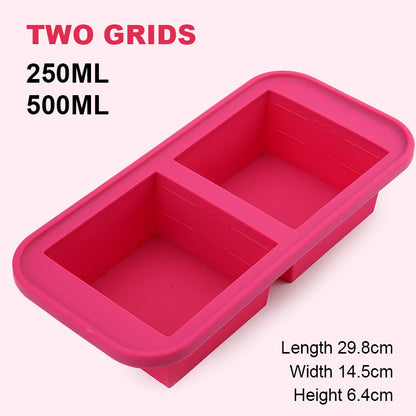 👩‍🍳Silikon Gefrierform mit Deckel