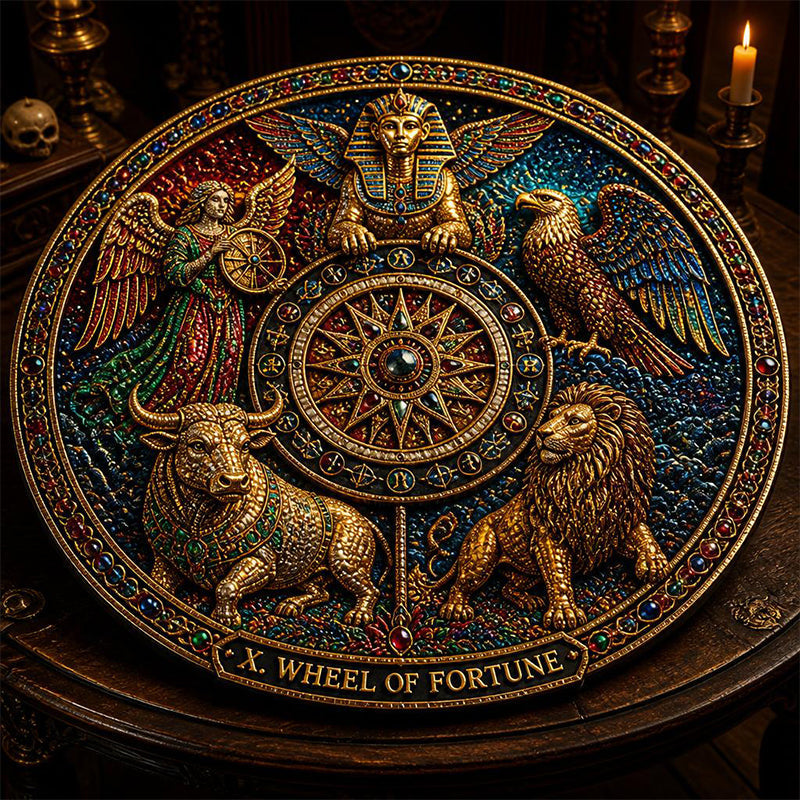 🧘‍♀️ Finde Dein Heiliges Licht: Große Arkana Tarot Diamond Painting 🌘