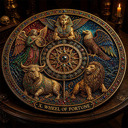 🧘‍♀️ Finde Dein Heiliges Licht: Große Arkana Tarot Diamond Painting 🌘