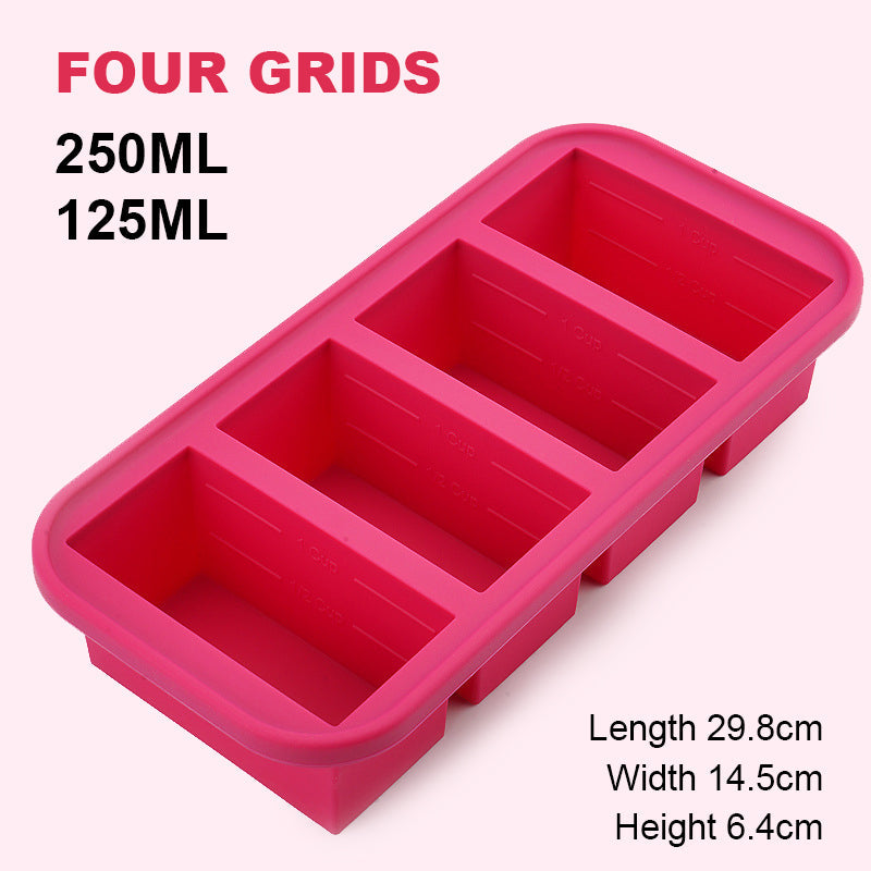 👩‍🍳Silikon Gefrierform mit Deckel