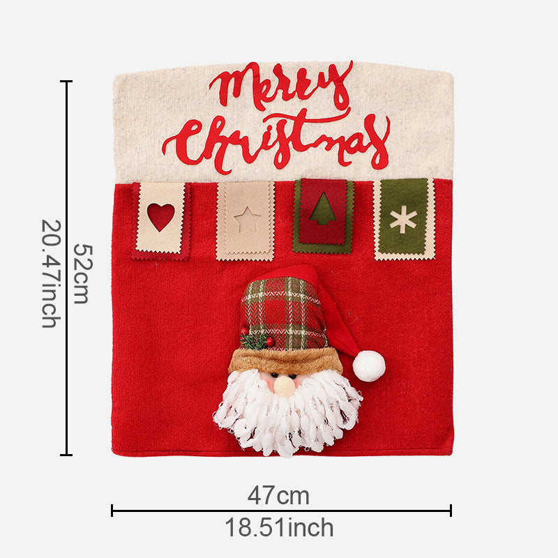 🎅 Weihnachtsstuhldekorationsset 🎄