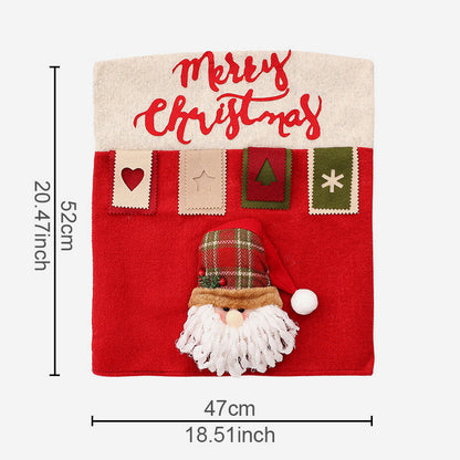 🎅 Weihnachtsstuhldekorationsset 🎄