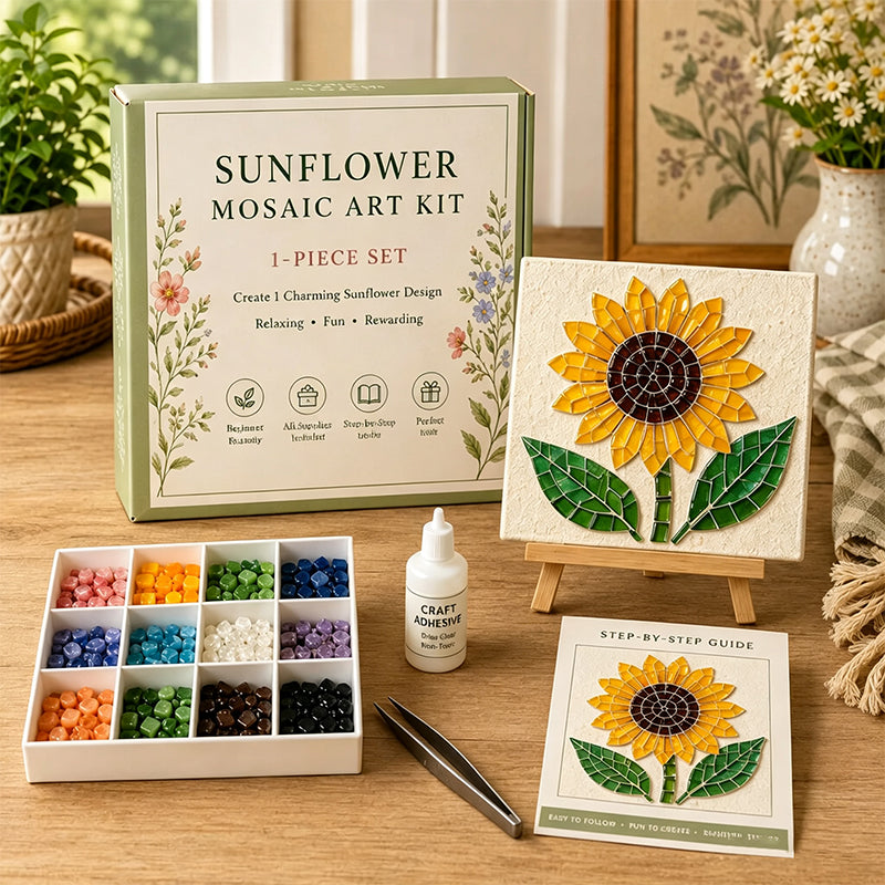 🎨Gestalte zu Hause funkelnde Mosaikkunst! ✨Deine perfekte kreative Auszeit ohne Bildschirm! 🧘