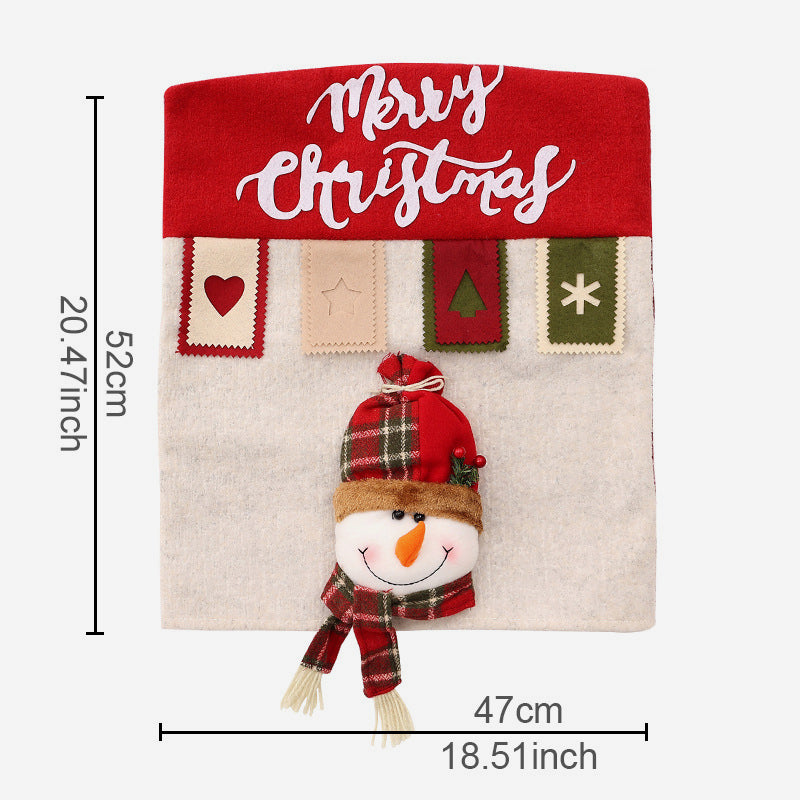 🎅 Weihnachtsstuhldekorationsset 🎄