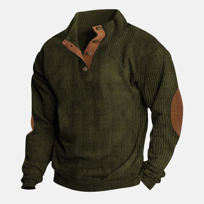 👔Herrenpullover In Cord Mit Stehkragen✈️2 kaufen und Versandkostenfrei
