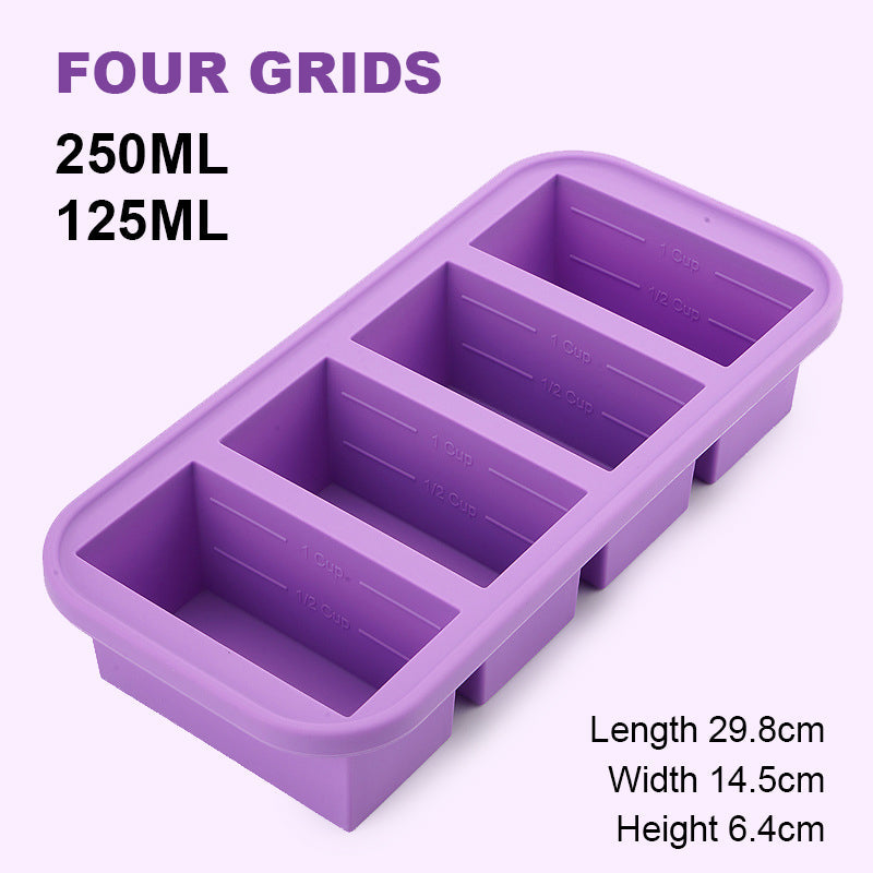 👩‍🍳Silikon Gefrierform mit Deckel